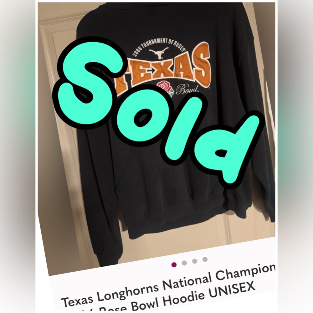 Texas Longhorns National Championship 2006 Rose Bowl Hoodie UNISEX
